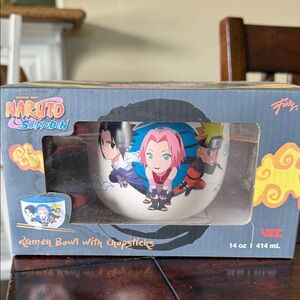 Funko Naruto Shippuden Character Ramen Bowl Set with Chopsticks